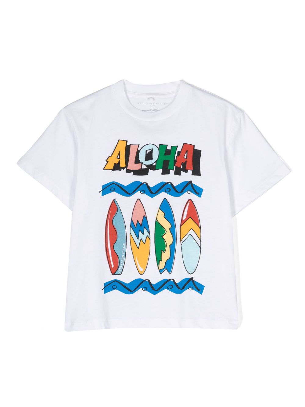 Stella McCartney Kids graphic-print cotton T-shirt - White von Stella McCartney Kids