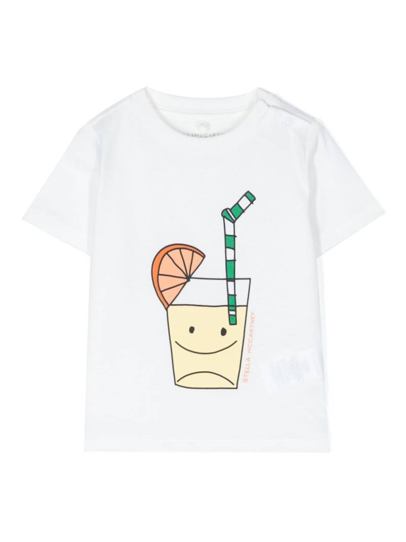 Stella McCartney Kids graphic-print cotton T-shirt - White von Stella McCartney Kids