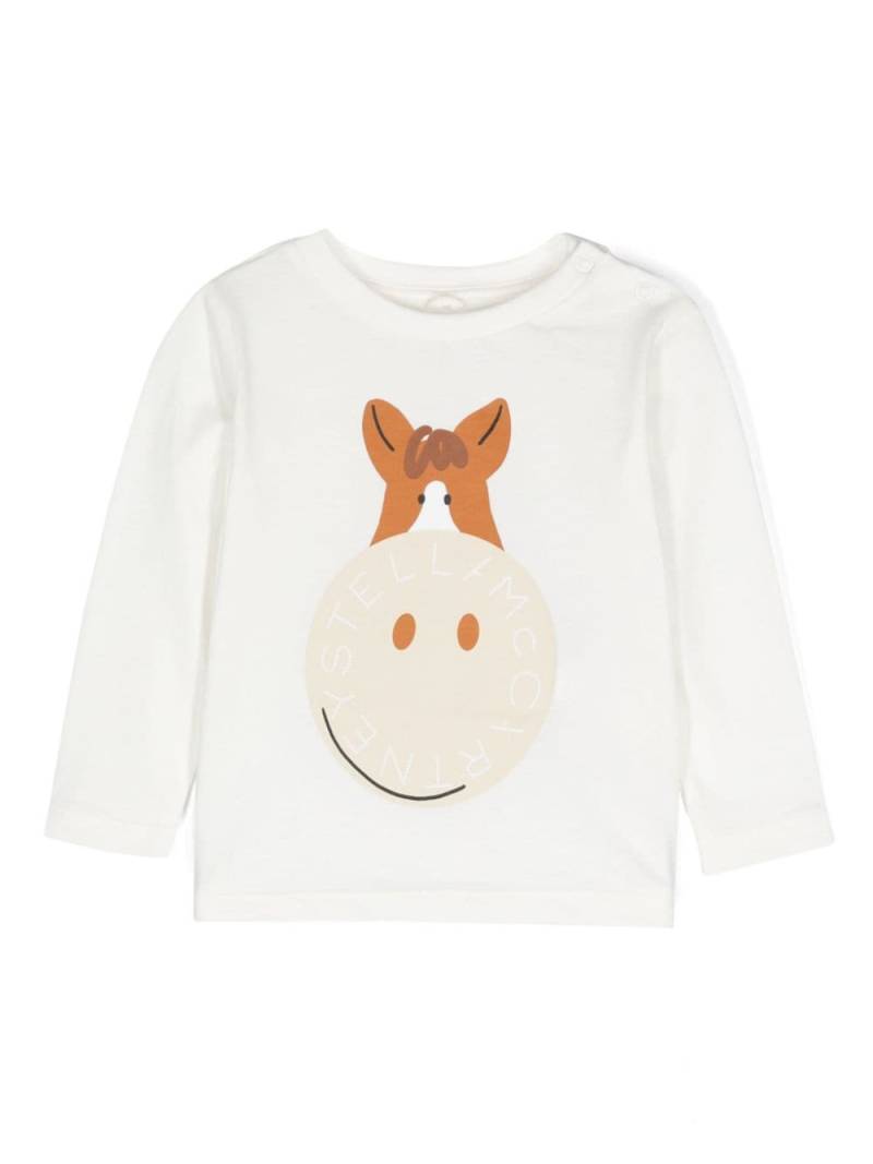 Stella McCartney Kids graphic-print cotton T-shirt - White von Stella McCartney Kids