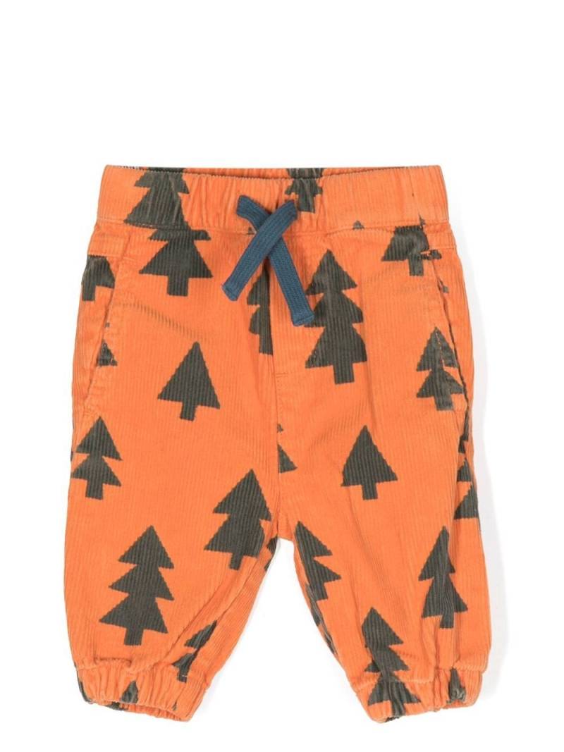 Stella McCartney Kids graphic-print drawstring trousers - Orange von Stella McCartney Kids