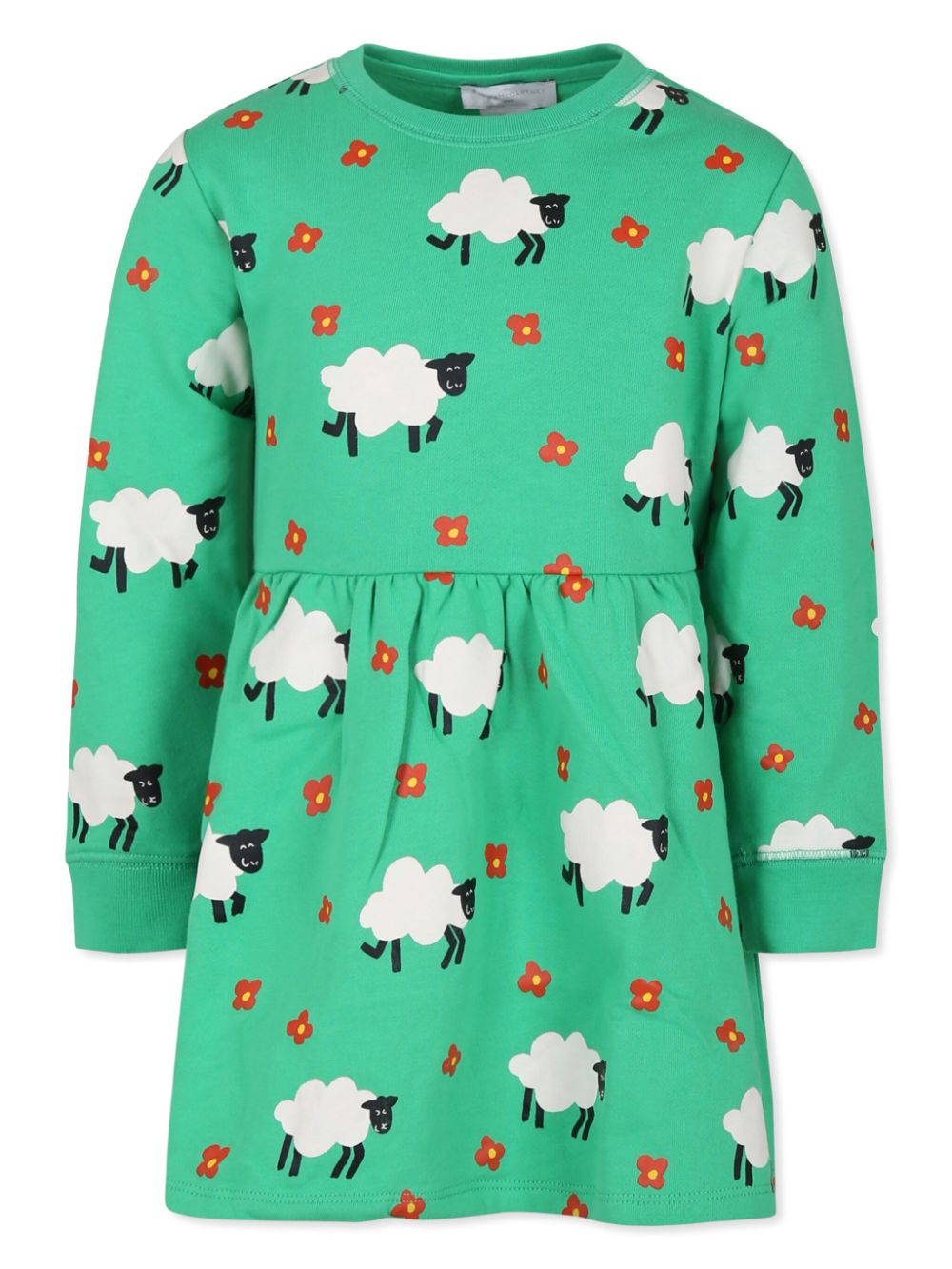 Stella McCartney Kids graphic-print dress - Green von Stella McCartney Kids