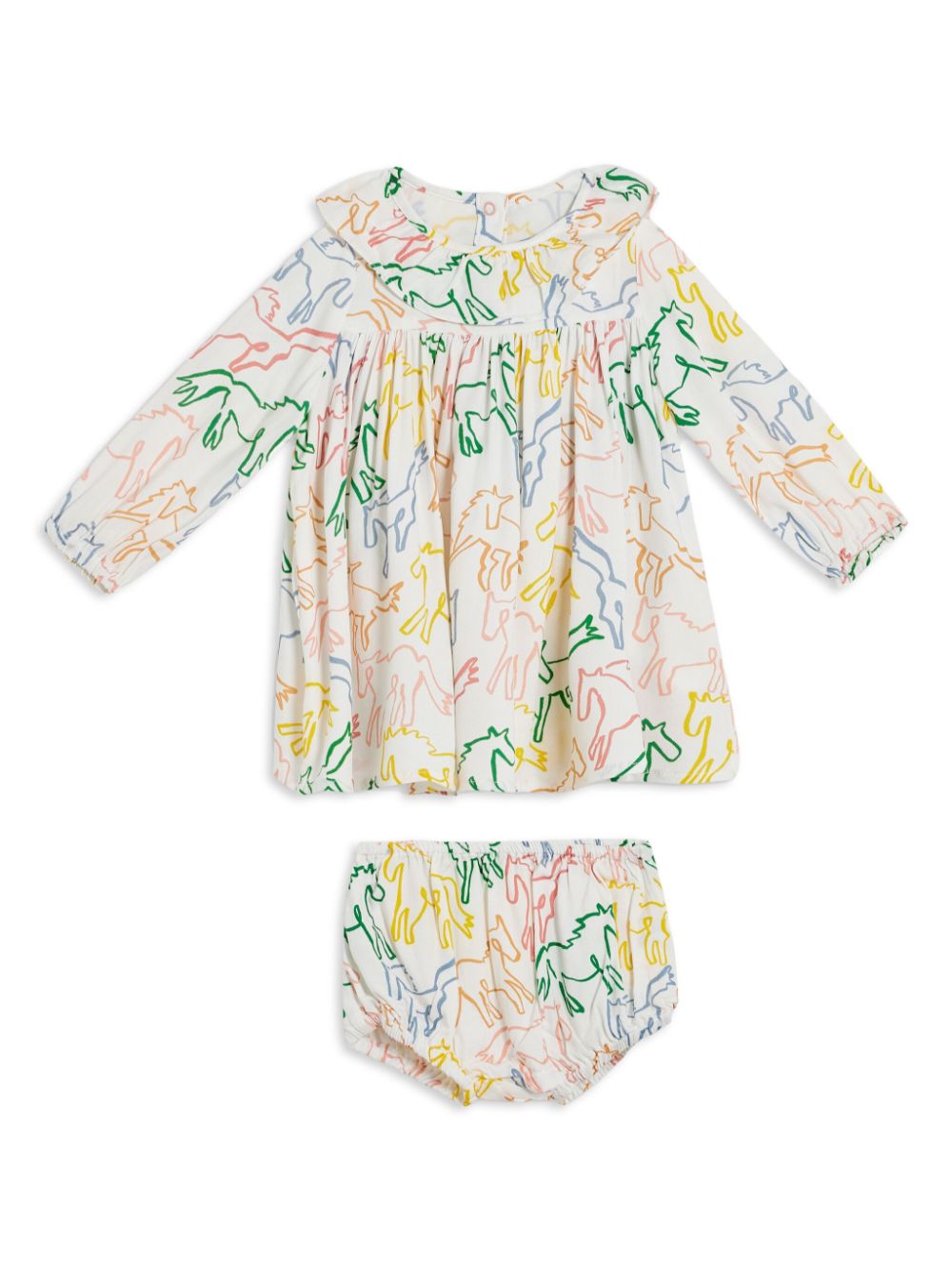 Stella McCartney Kids graphic-print dress - White von Stella McCartney Kids