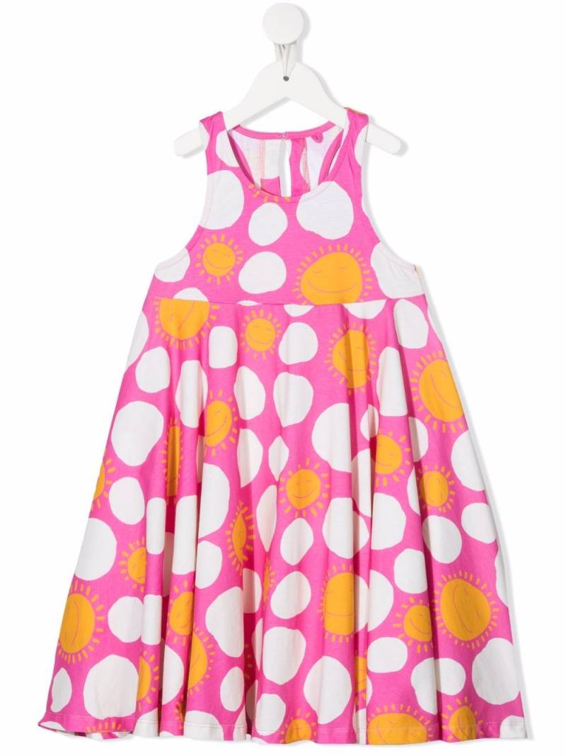 Stella McCartney Kids graphic-print empire sleeveless dress - Pink von Stella McCartney Kids