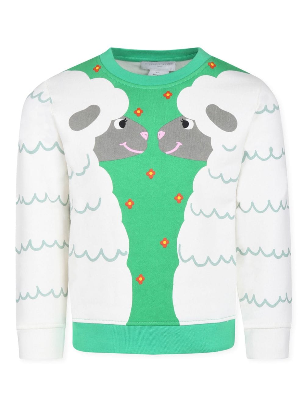 Stella McCartney Kids graphic-print organic-cotton sweatshirt - Green von Stella McCartney Kids