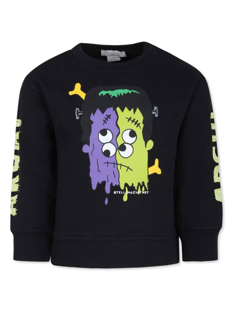 Stella McCartney Kids graphic-print sweatshirt - Black von Stella McCartney Kids