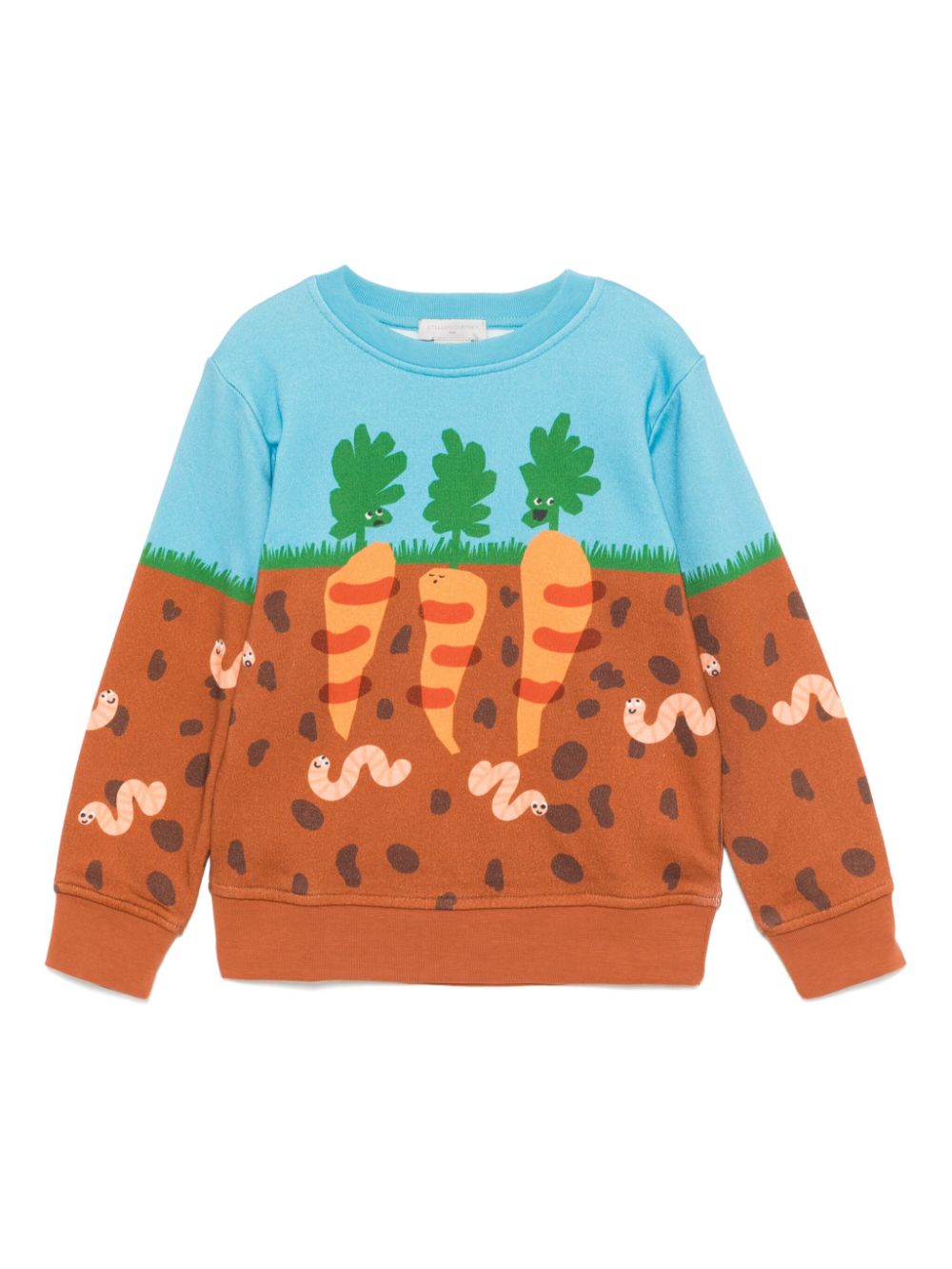 Stella McCartney Kids graphic print sweatshirt - Blue von Stella McCartney Kids