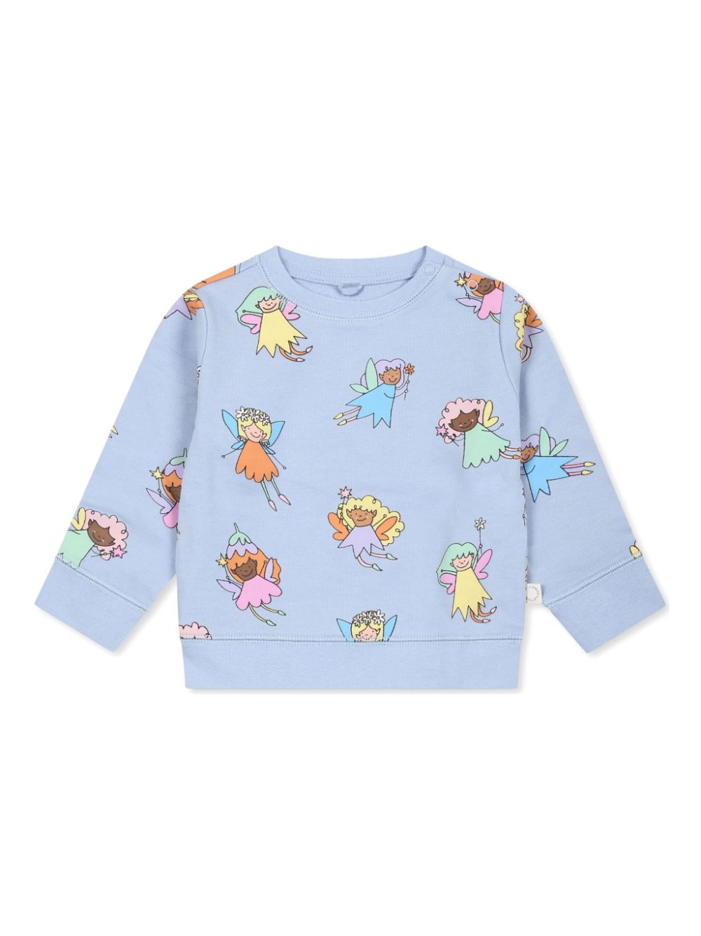 Stella McCartney Kids graphic-print sweatshirt - Blue von Stella McCartney Kids