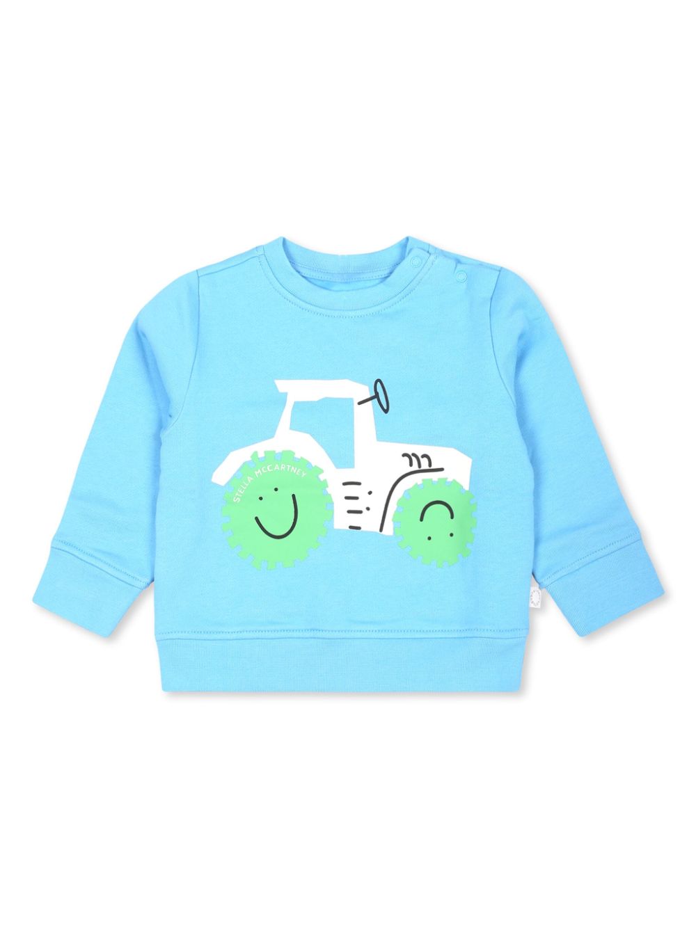 Stella McCartney Kids graphic-print sweatshirt - Blue von Stella McCartney Kids