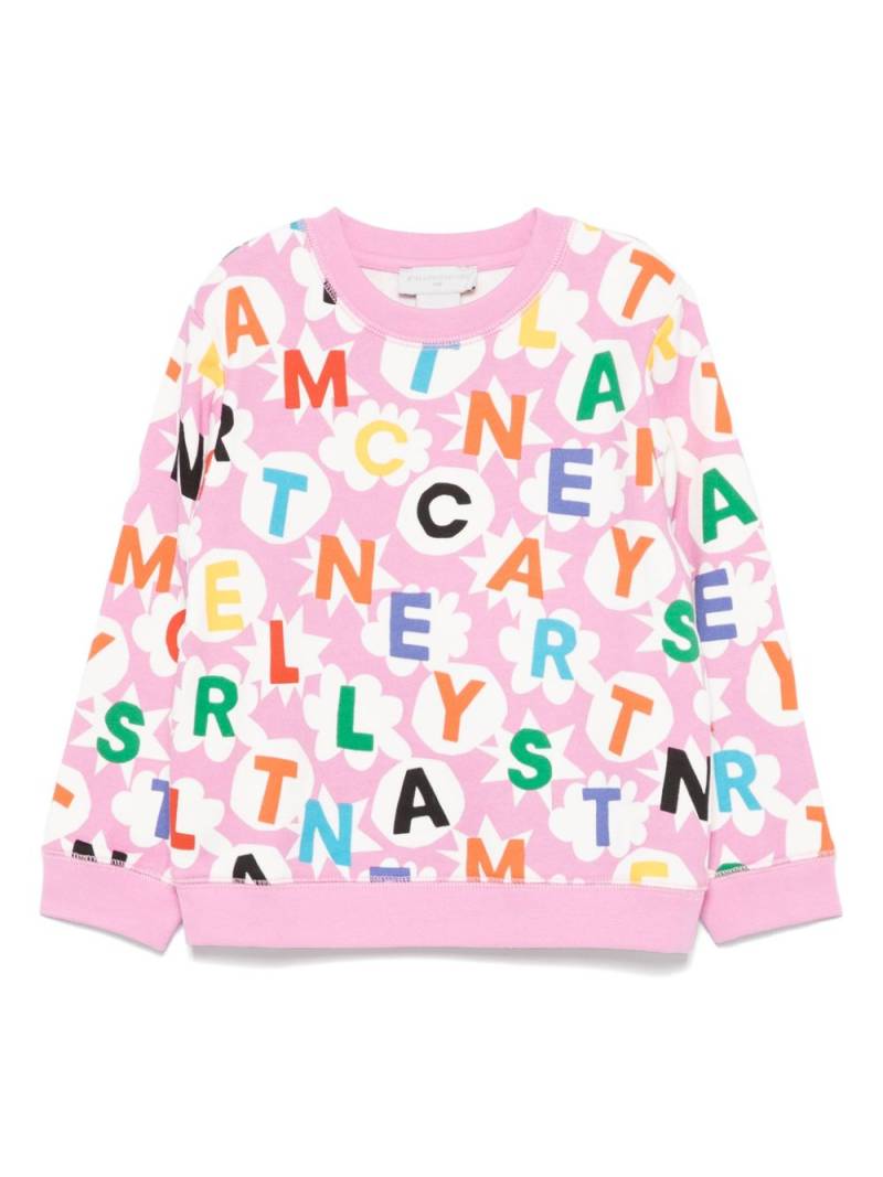 Stella McCartney Kids graphic-print sweatshirt - Pink von Stella McCartney Kids