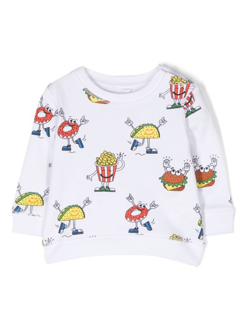 Stella McCartney Kids graphic-print sweatshirt - White von Stella McCartney Kids