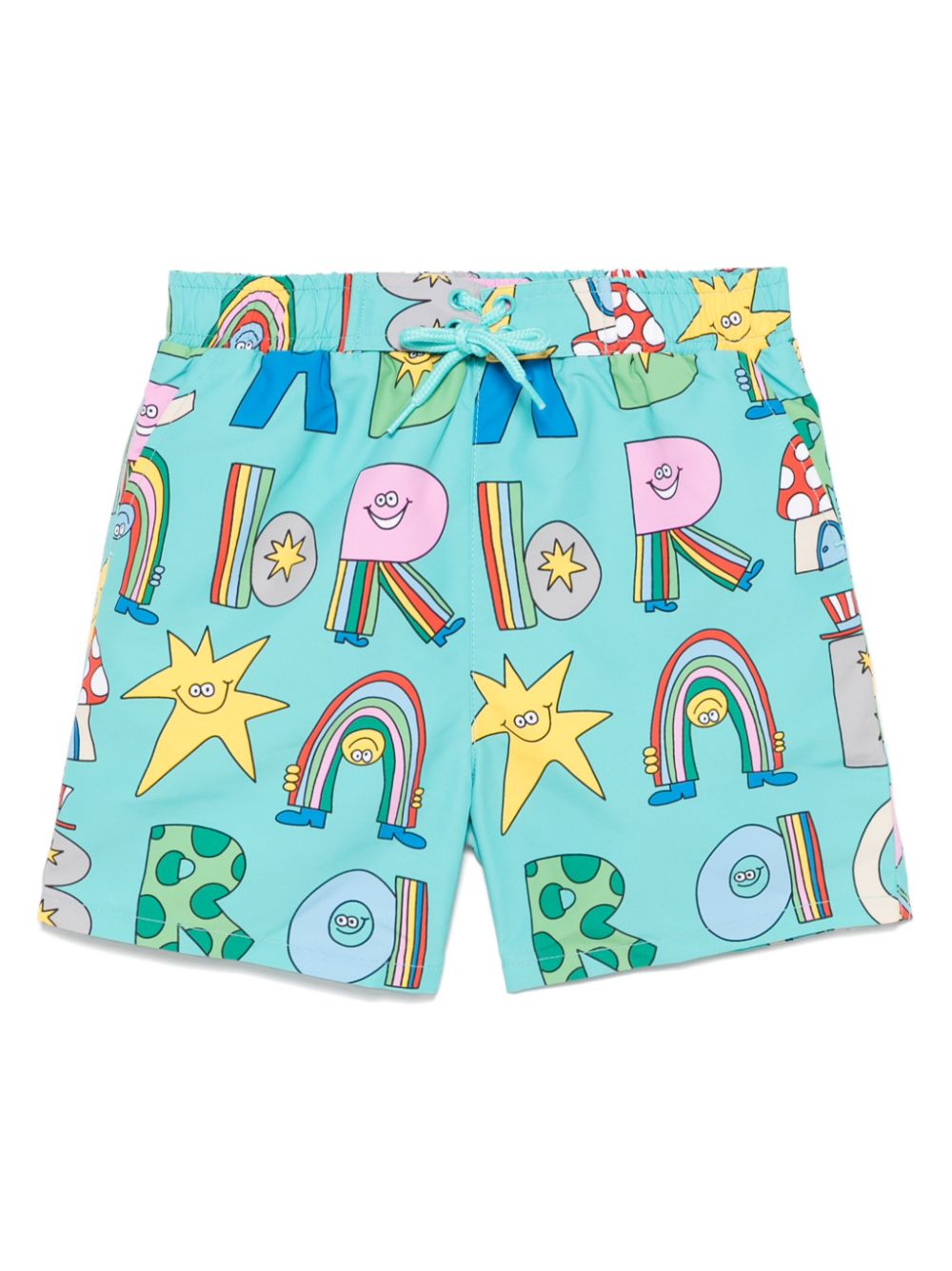 Stella McCartney Kids graphic-print swim shorts - Blue von Stella McCartney Kids