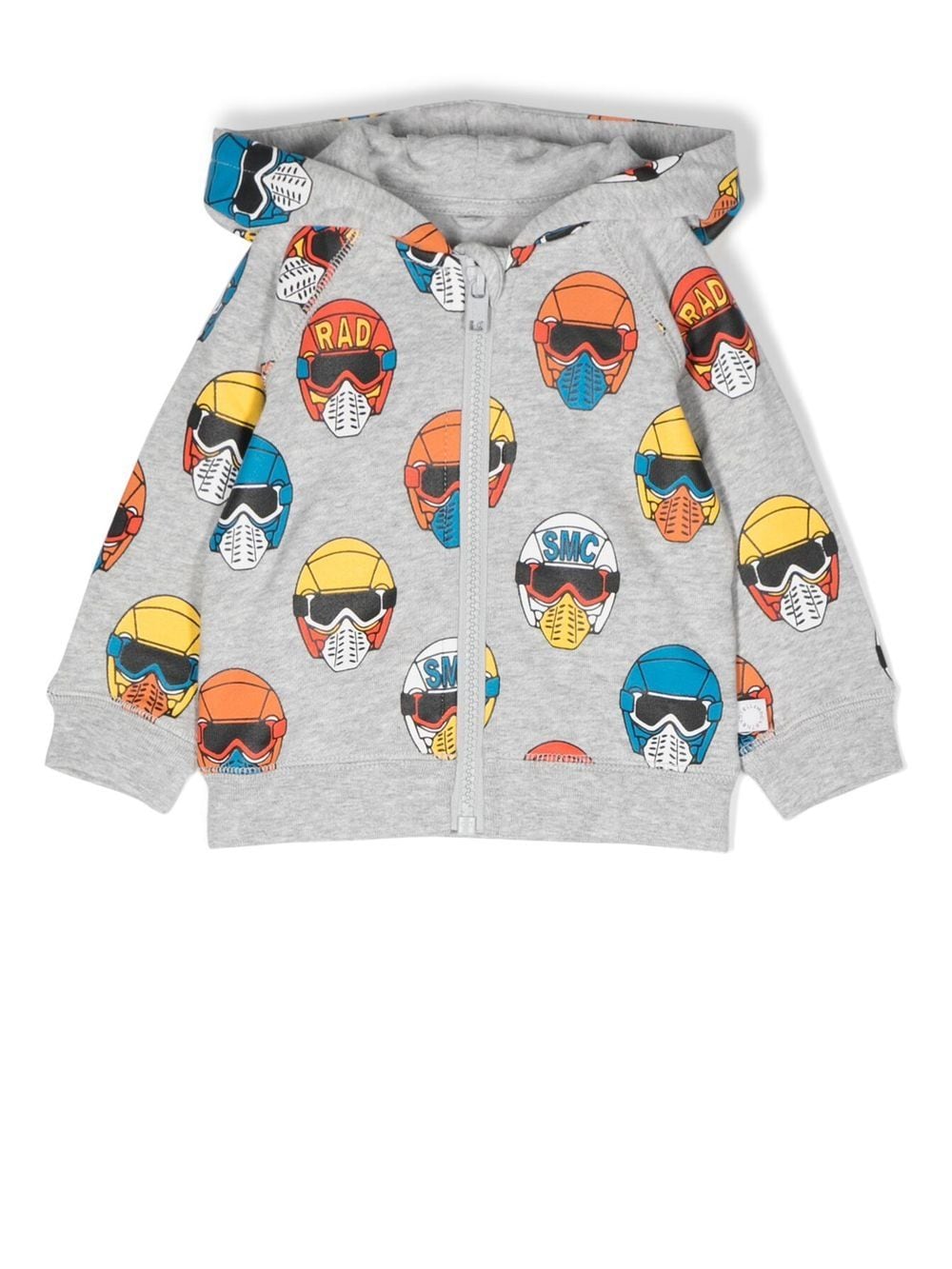 Stella McCartney Kids graphic-print zip-up hoodie - Grey von Stella McCartney Kids