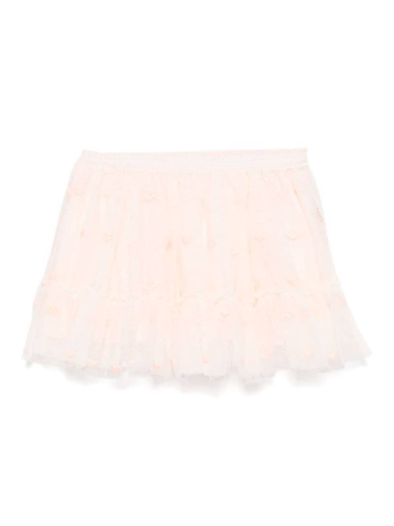 Stella McCartney Kids heart-embroidered skirt - Pink von Stella McCartney Kids