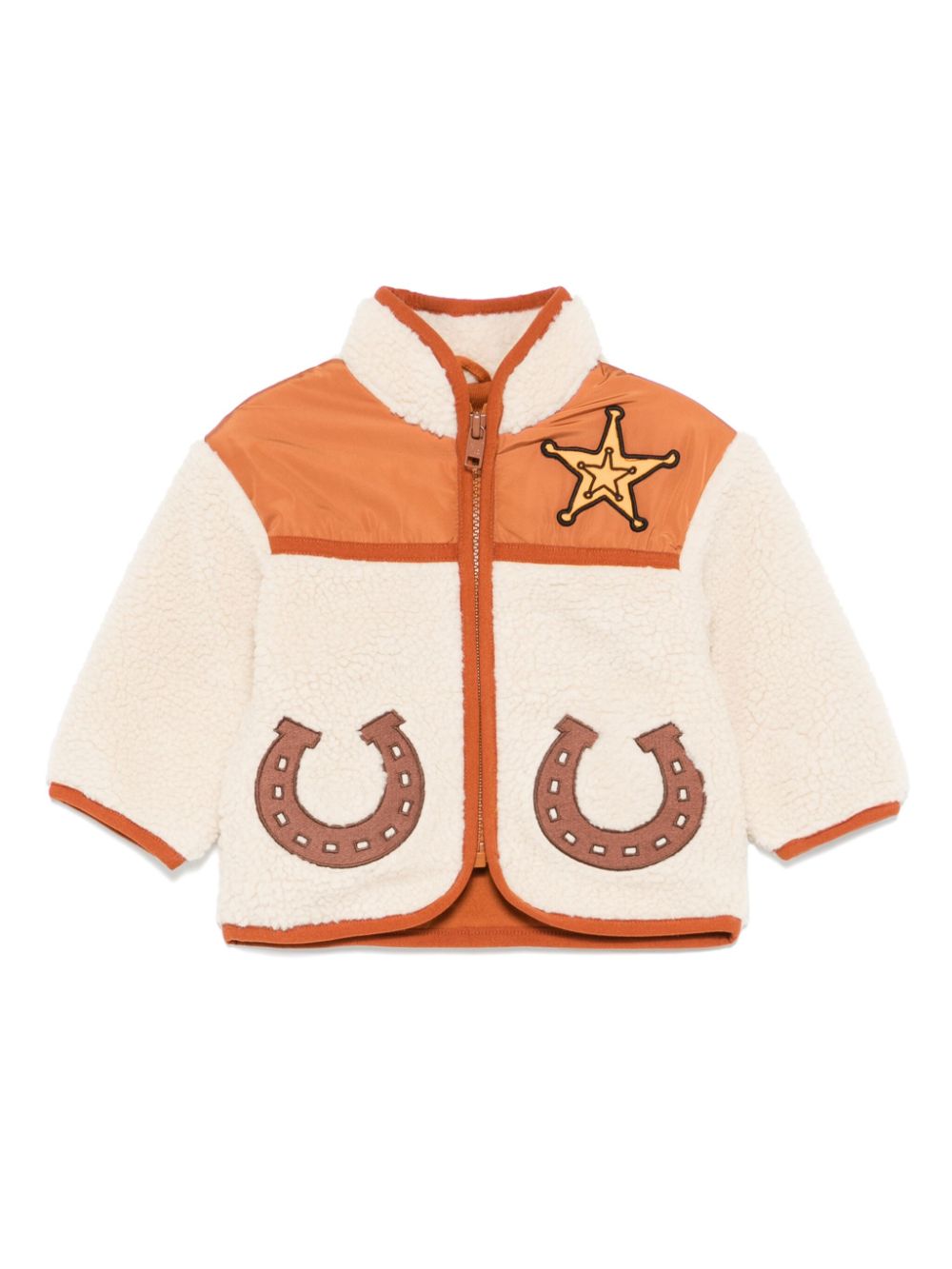 Stella McCartney Kids horse-appliqué jacket - Neutrals von Stella McCartney Kids