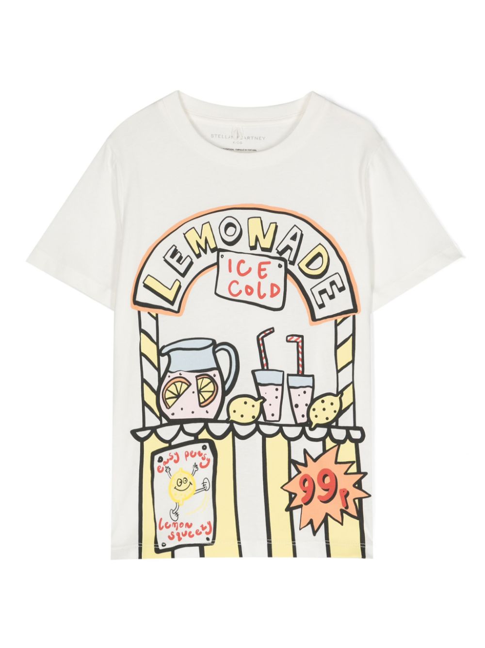 Stella McCartney Kids illustration-print cotton T-shirt - White von Stella McCartney Kids