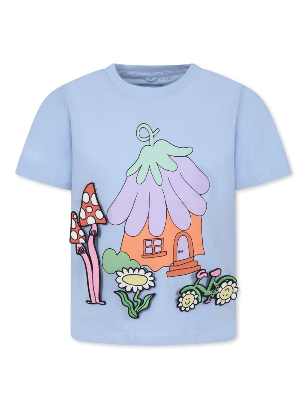 Stella McCartney Kids illustration-style print T-shirt - Blue von Stella McCartney Kids