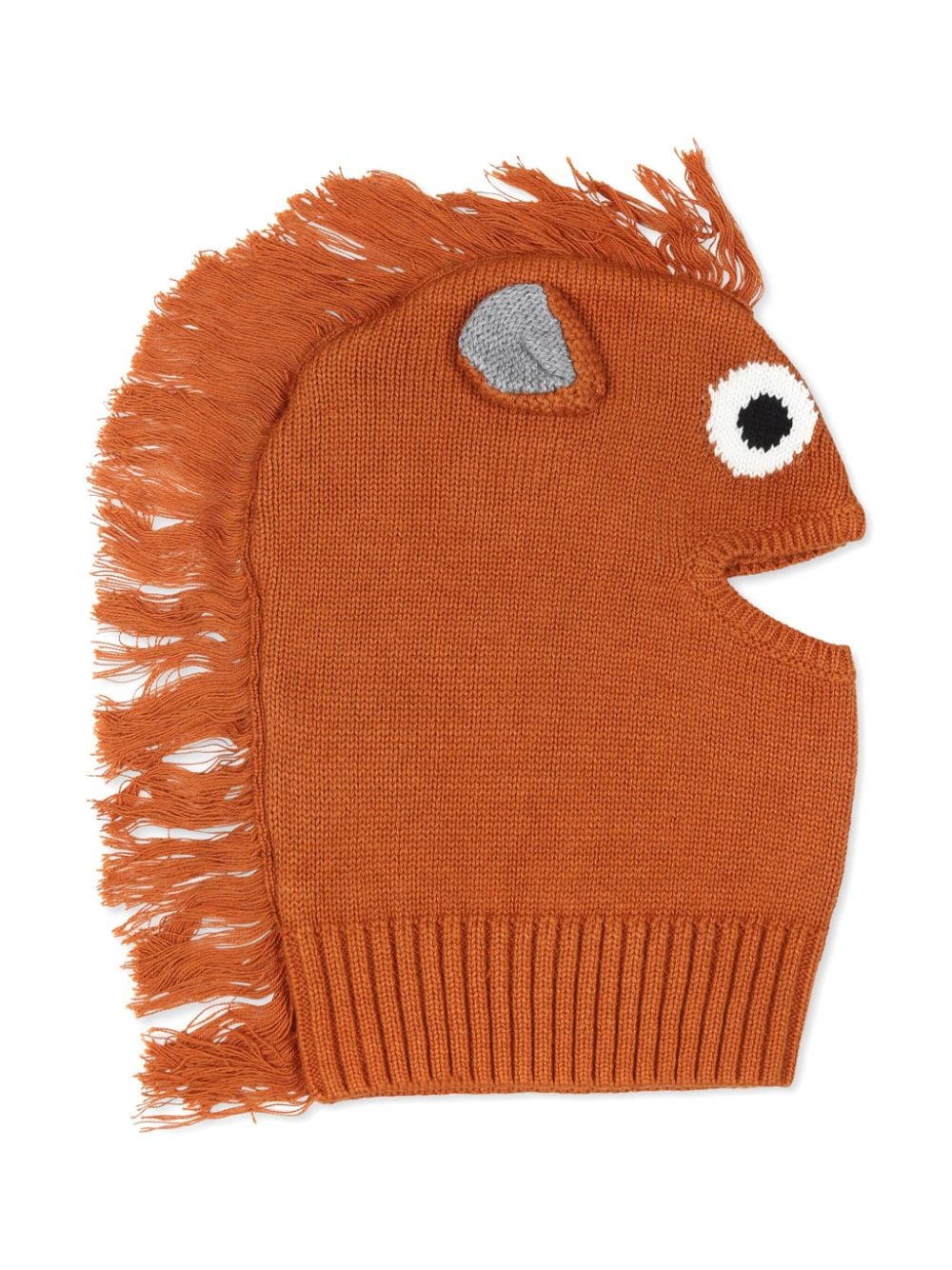 Stella McCartney Kids knitted horse balaclava - Brown von Stella McCartney Kids