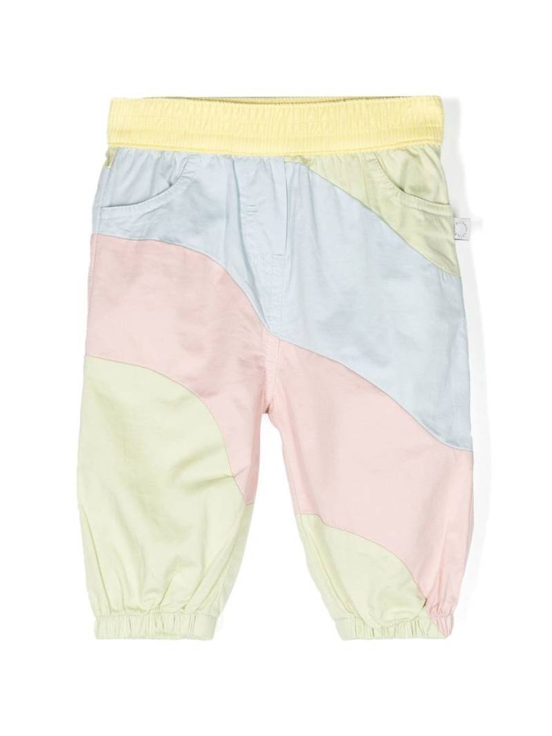 Stella McCartney Kids light colour-block track pants - Green von Stella McCartney Kids