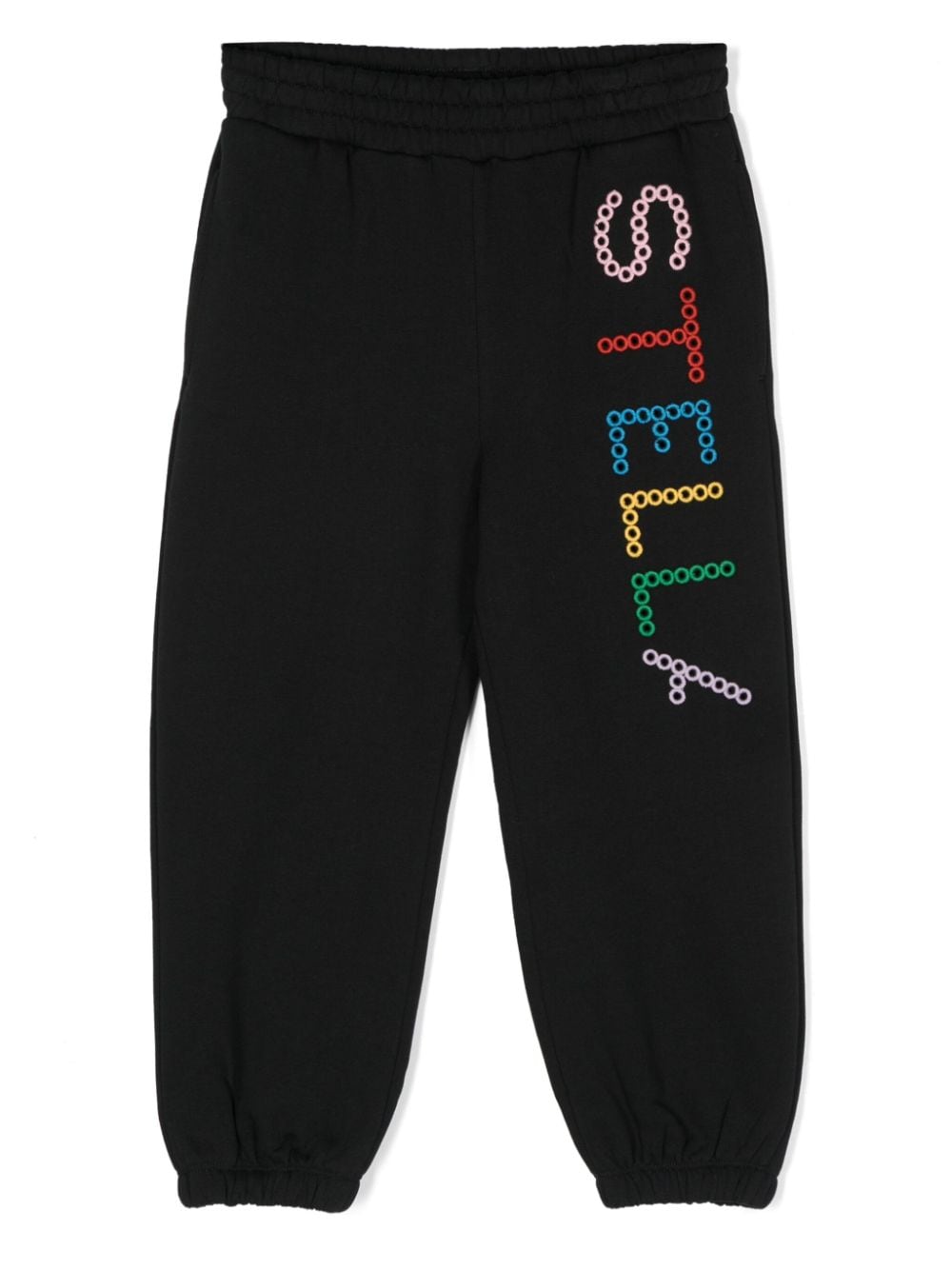 Stella McCartney Kids logo-embroidered track pants - Black von Stella McCartney Kids