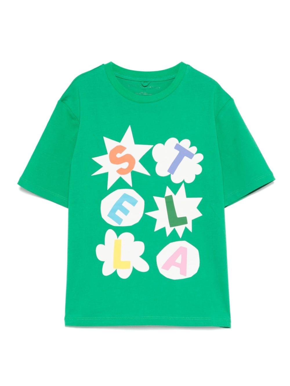 Stella McCartney Kids logo-print T-shirt - Green von Stella McCartney Kids