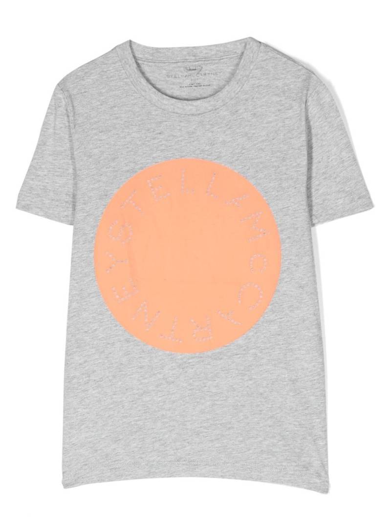 Stella McCartney Kids logo-print cotton T-shirt - Grey von Stella McCartney Kids