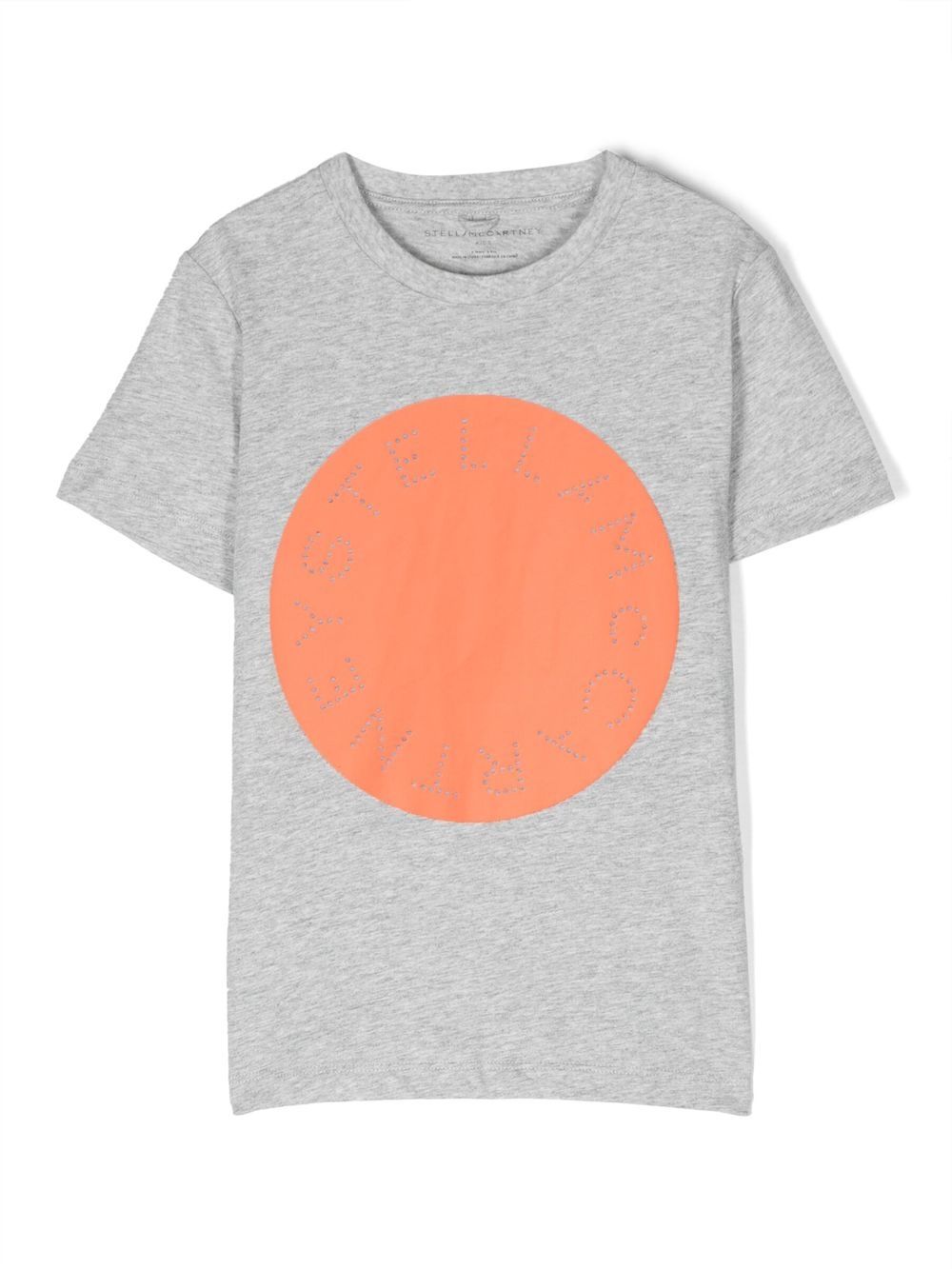 Stella McCartney Kids logo-print cotton T-shirt - Grey von Stella McCartney Kids