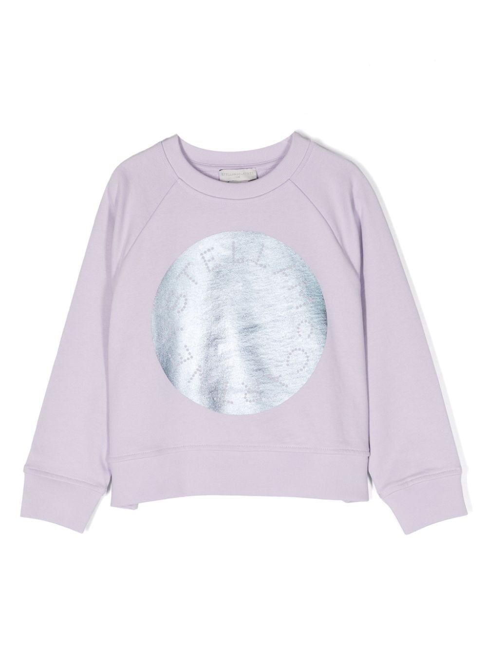 Stella McCartney Kids logo-print cotton sweatshirt - Purple von Stella McCartney Kids