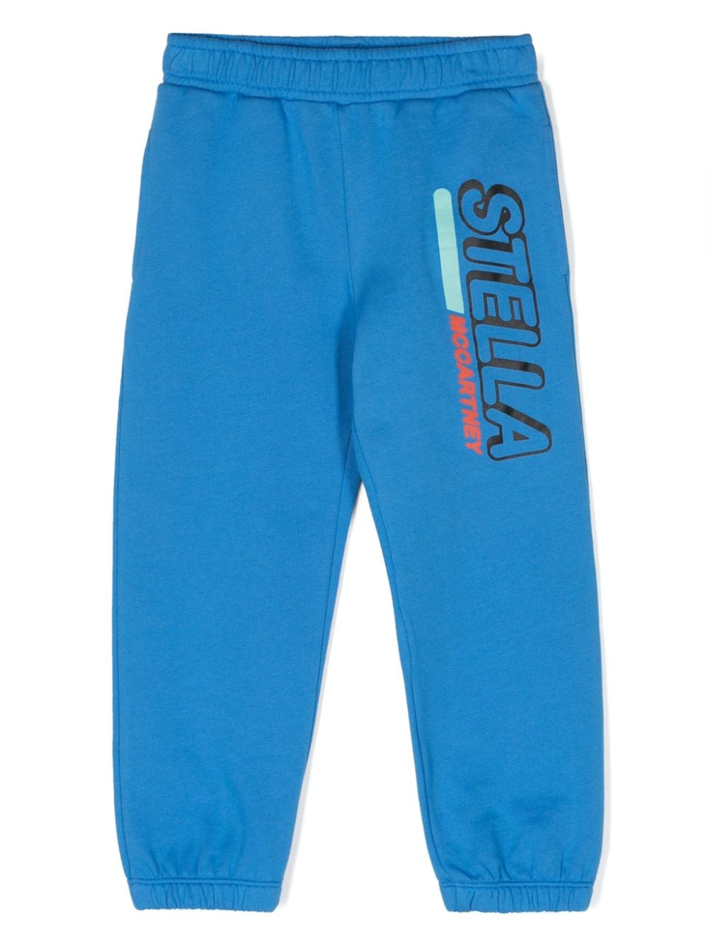 Stella McCartney Kids logo-print cotton track pants - Blue von Stella McCartney Kids