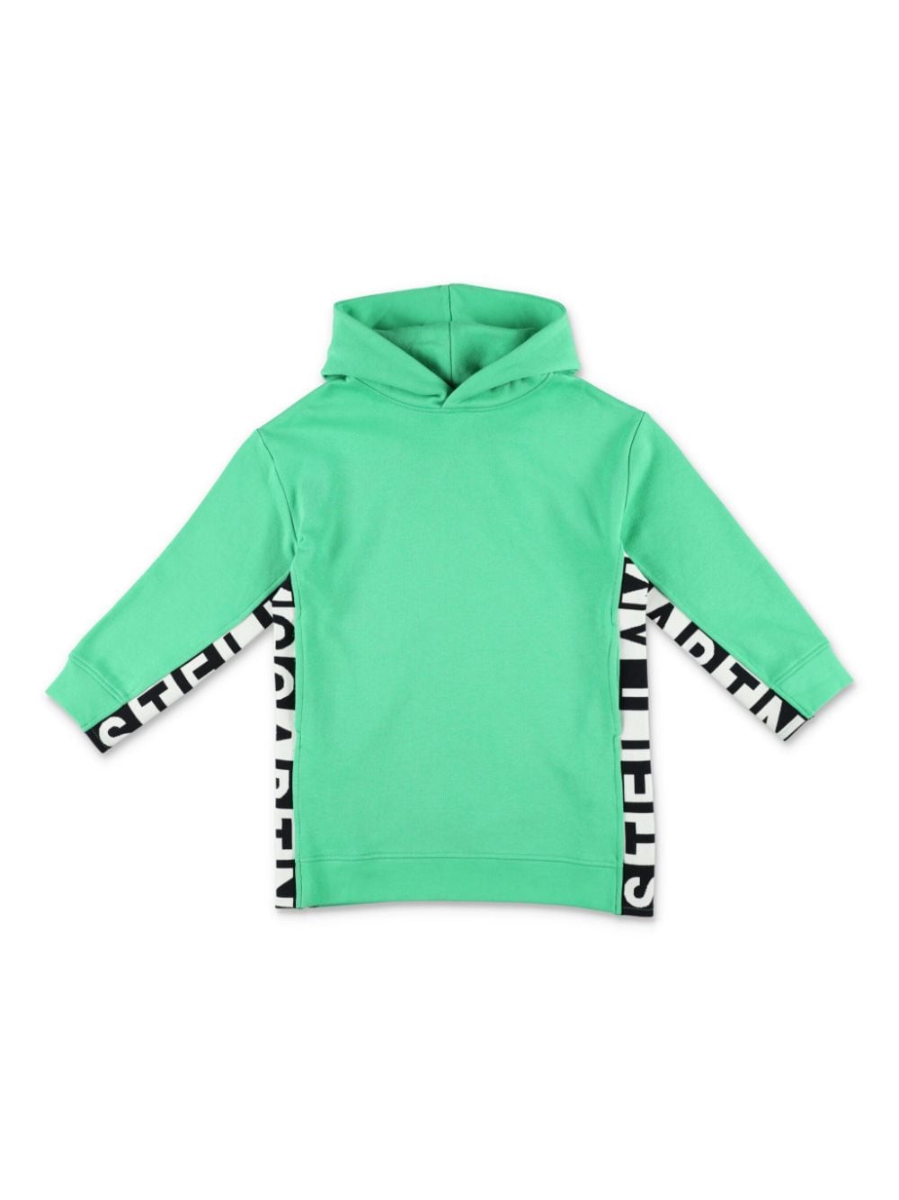 Stella McCartney Kids logo-print hoodie dress - Green von Stella McCartney Kids