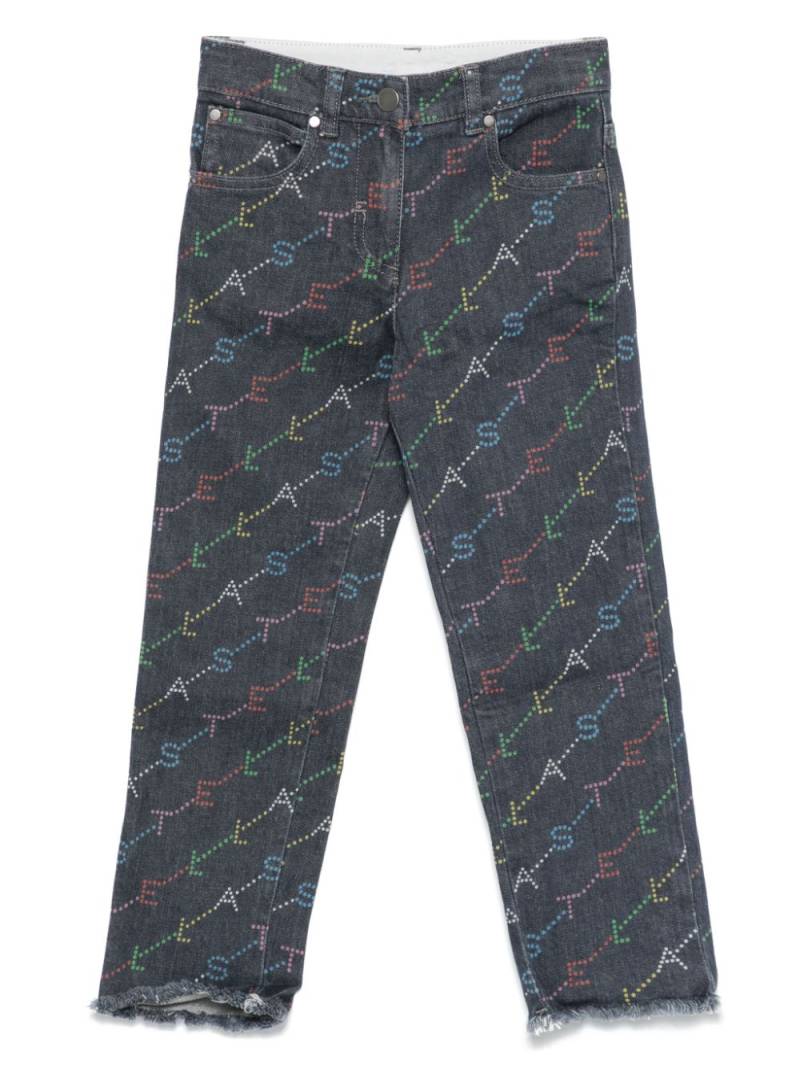 Stella McCartney Kids logo-print jeans - Blue von Stella McCartney Kids