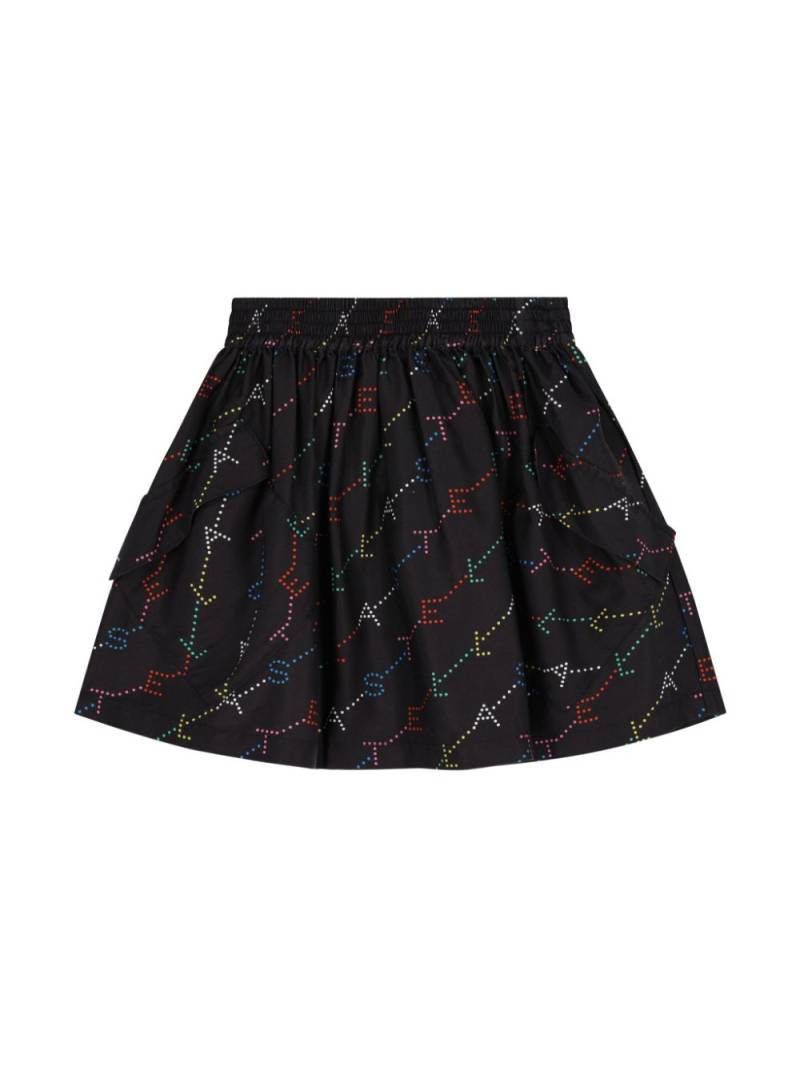 Stella McCartney Kids logo-print lyocell miniskirt - Black von Stella McCartney Kids