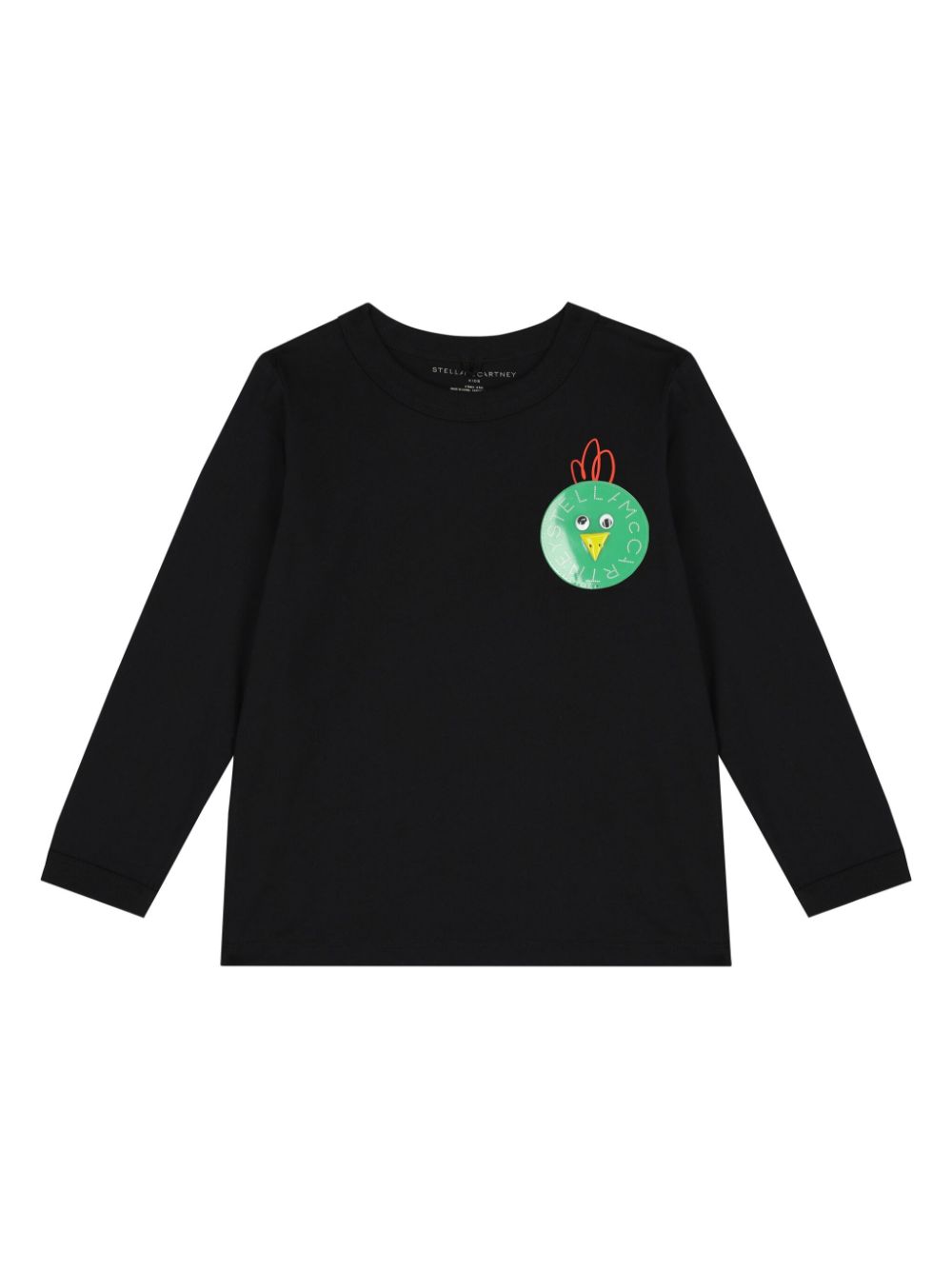 Stella McCartney Kids logo-print organic cotton T-shirt - Black von Stella McCartney Kids