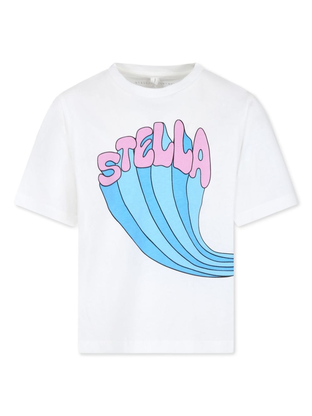 Stella McCartney Kids logo-print organic cotton T-shirt - White von Stella McCartney Kids