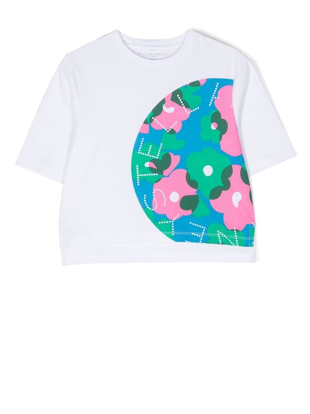 Stella McCartney Kids logo-print short-sleeve T-shirt - White von Stella McCartney Kids