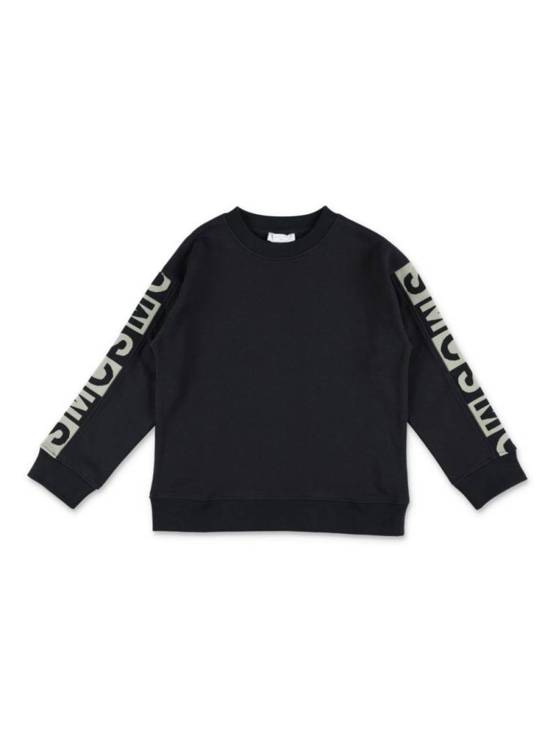 Stella McCartney Kids logo-print sweatshirt - Black von Stella McCartney Kids