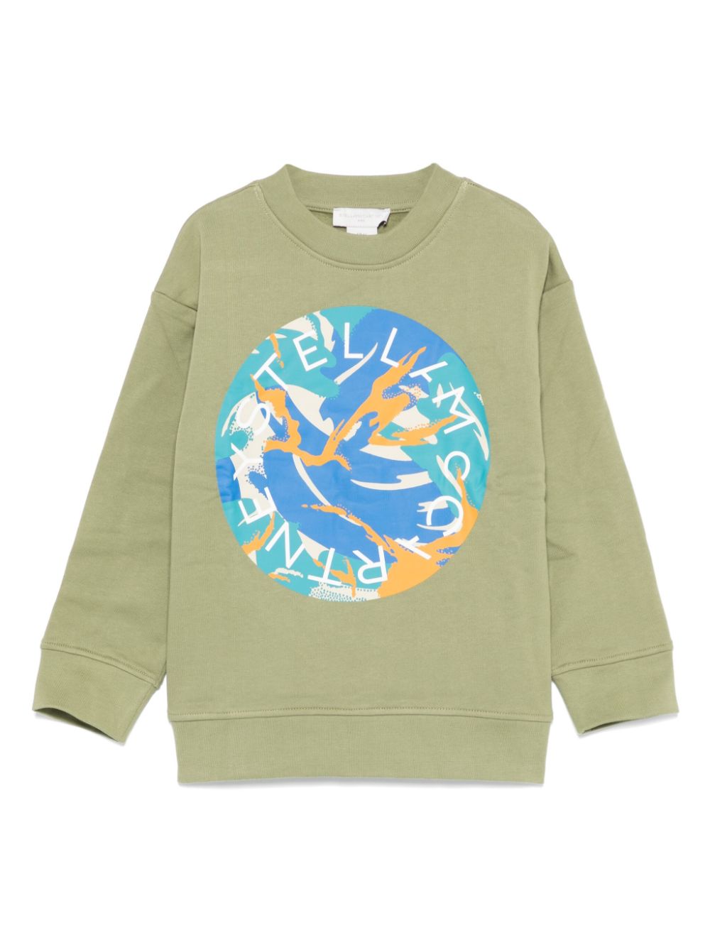 Stella McCartney Kids logo-print sweatshirt - Green von Stella McCartney Kids