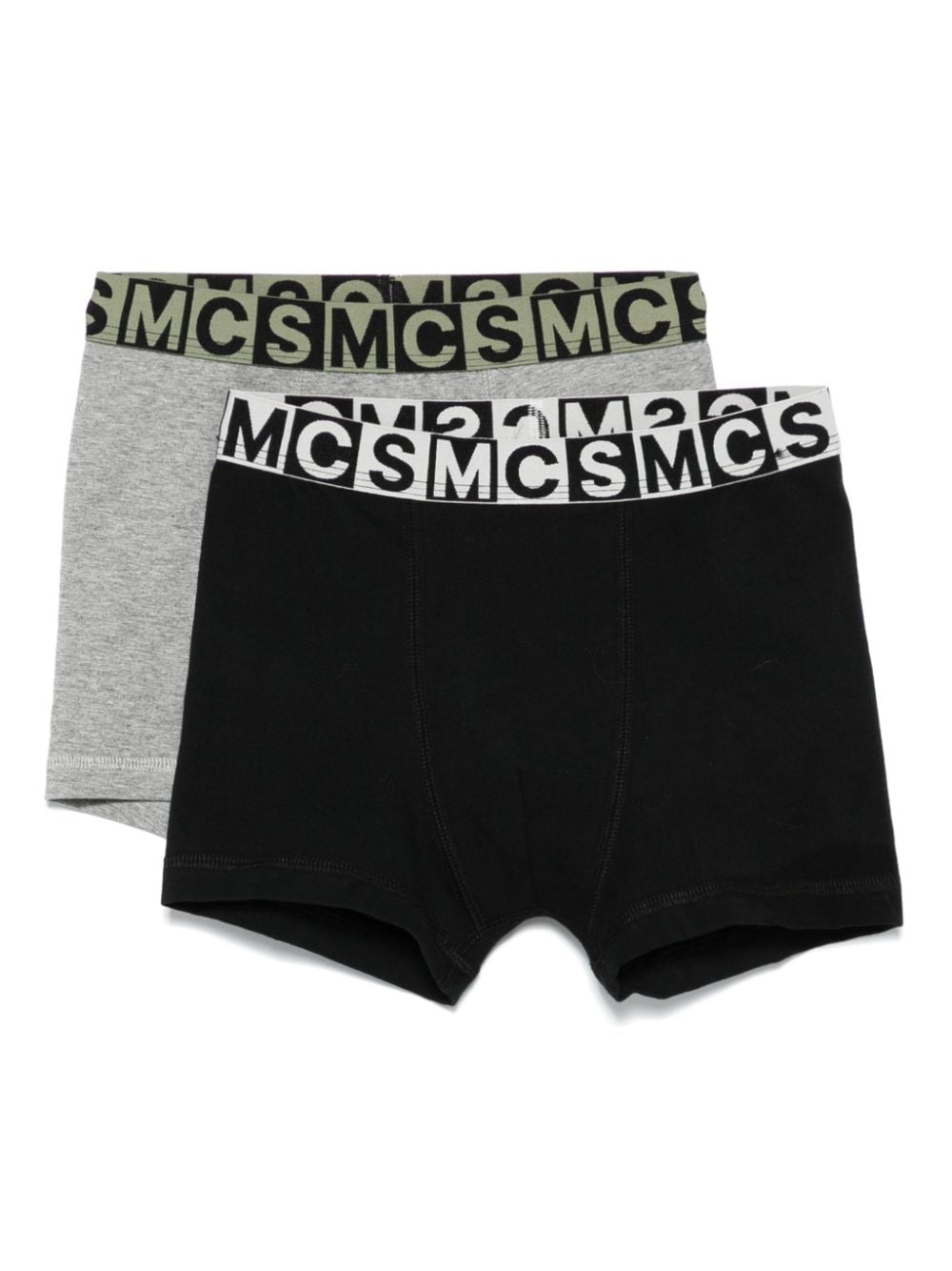 Stella McCartney Kids logo-waistband briefs (pack of two) - Black von Stella McCartney Kids