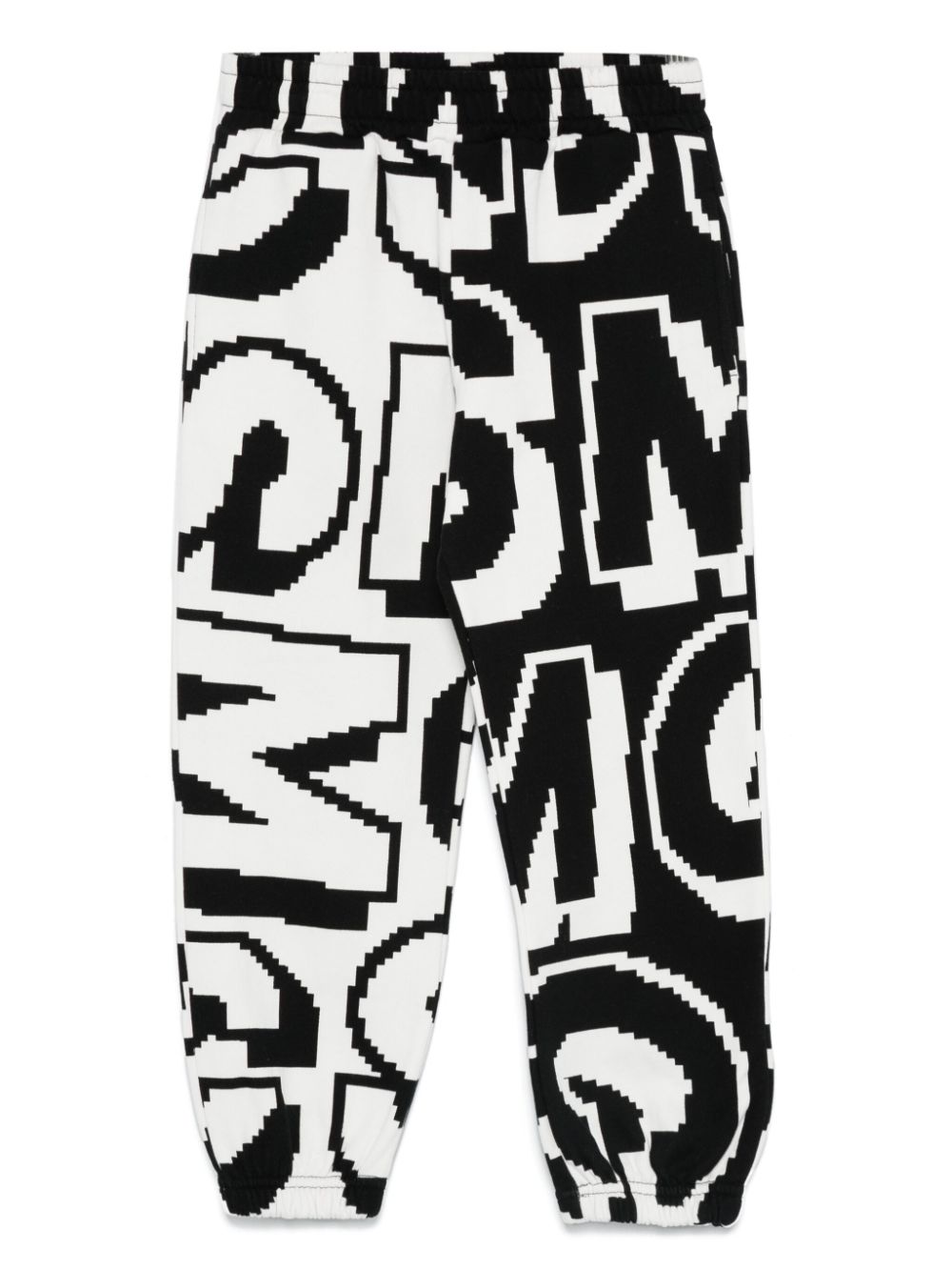 Stella McCartney Kids monogram-print track pants - Black von Stella McCartney Kids