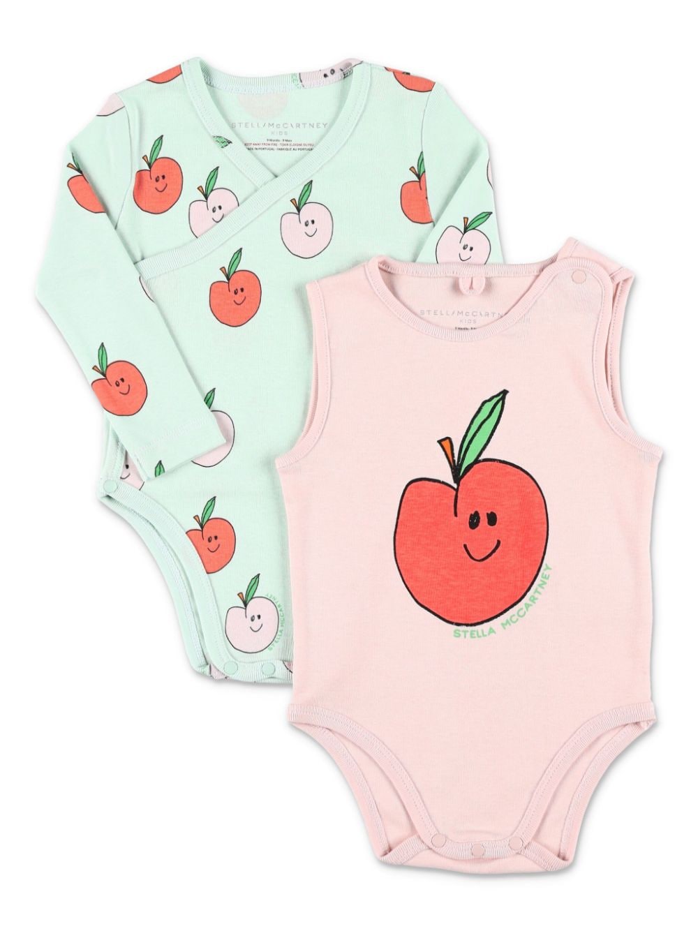 Stella McCartney Kids organic-cotton babygrow set - Green von Stella McCartney Kids