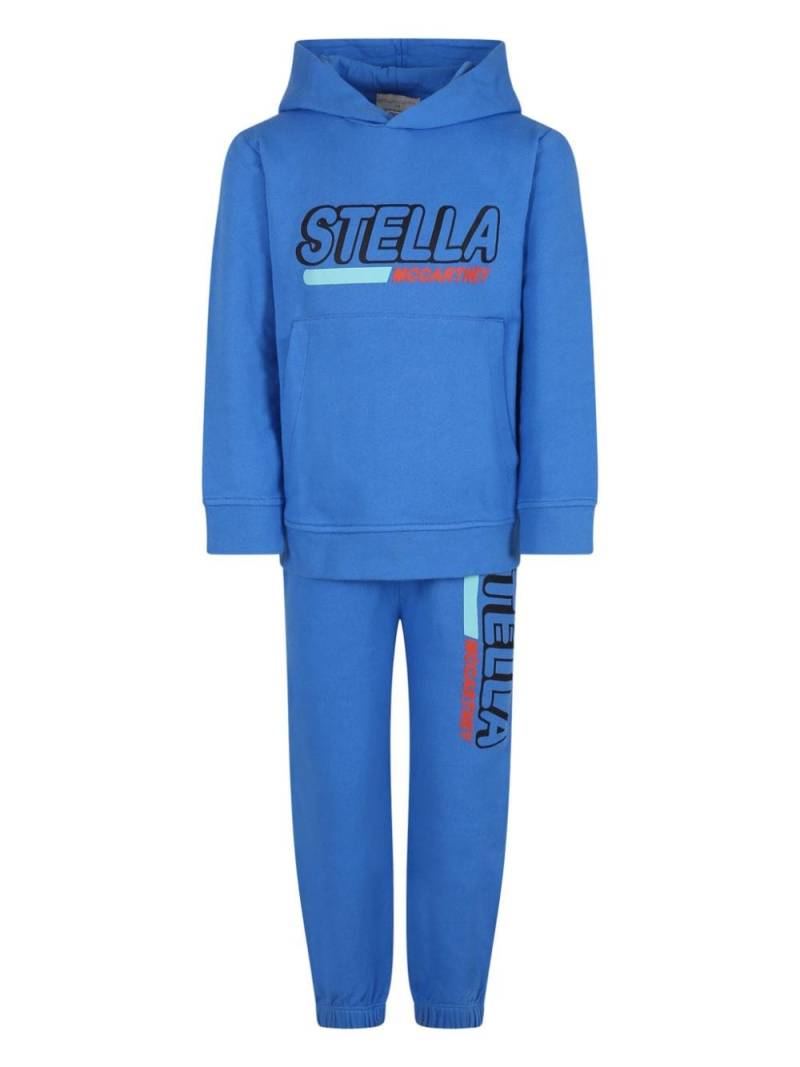 Stella McCartney Kids organic cotton tracksuit - Blue von Stella McCartney Kids