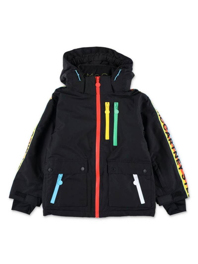 Stella McCartney Kids padded ski jacket - Black von Stella McCartney Kids