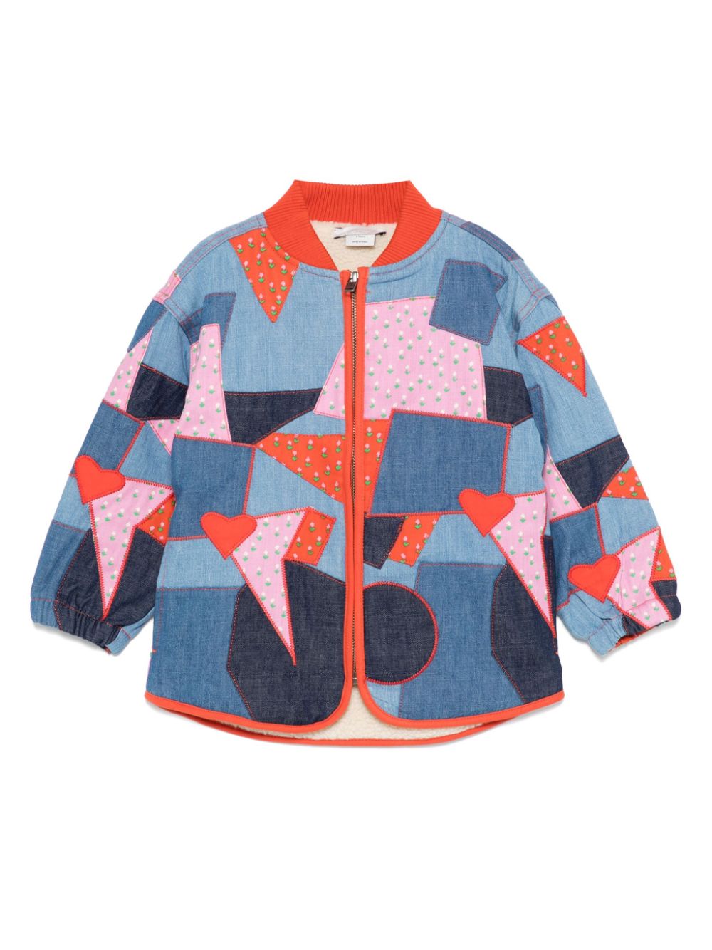 Stella McCartney Kids patchwork jacket - Blue von Stella McCartney Kids