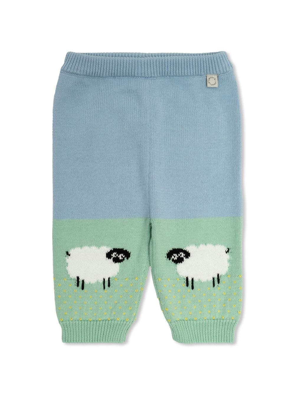 Stella McCartney Kids patterned knit trousers - Blue von Stella McCartney Kids