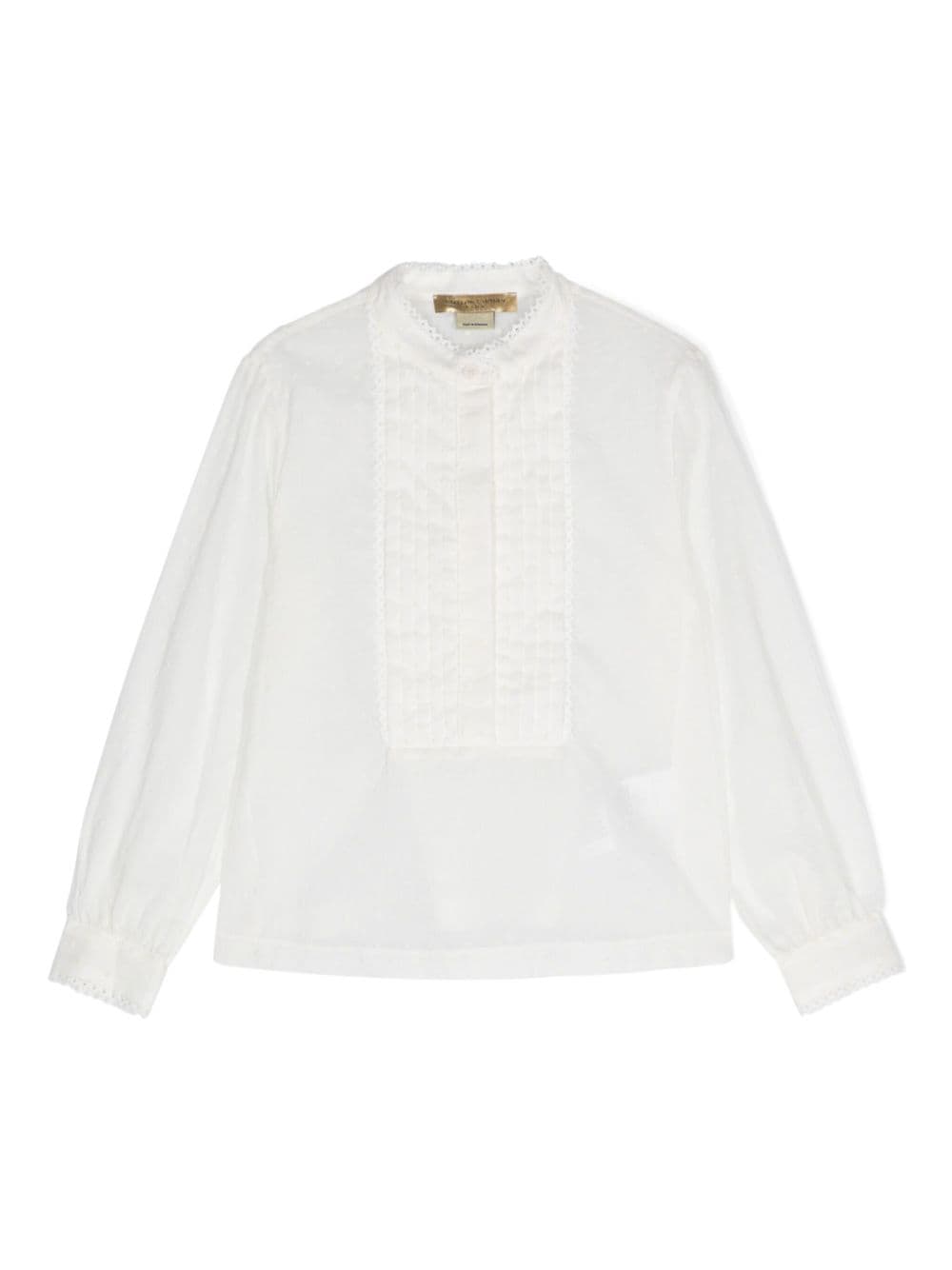 Stella McCartney Kids polka-dot cotton blouse - White von Stella McCartney Kids