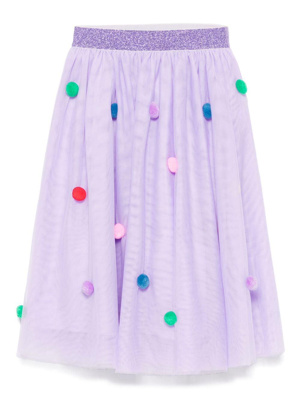 Stella McCartney Kids pompom-details skirt - Purple von Stella McCartney Kids