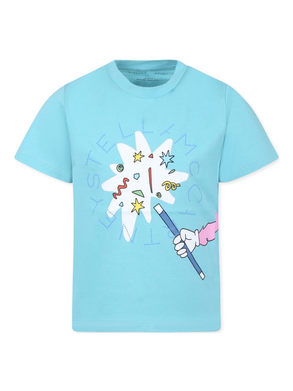 Stella McCartney Kids printed T-shirt - Blue von Stella McCartney Kids