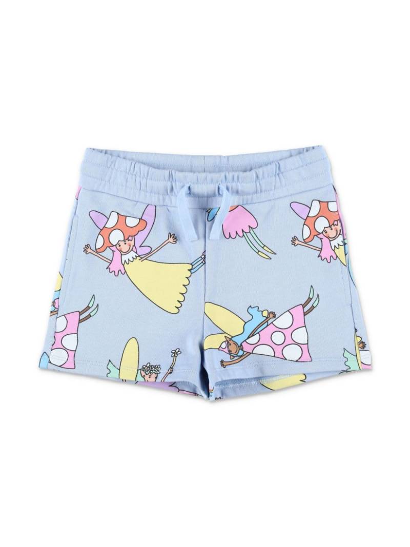 Stella McCartney Kids printed shorts - Blue von Stella McCartney Kids