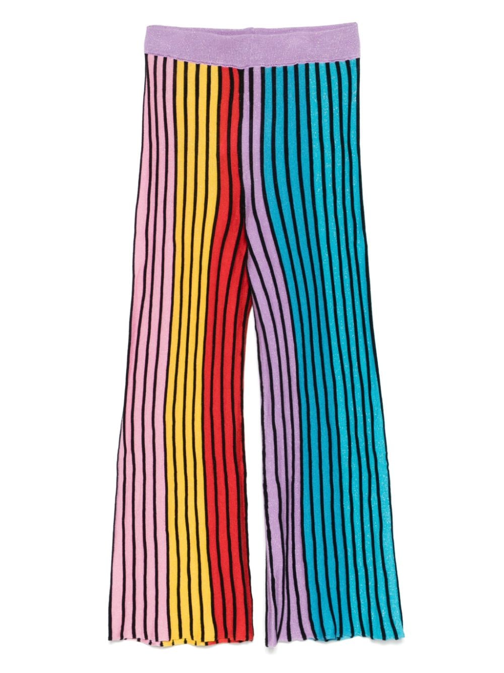 Stella McCartney Kids rainbow-striped trousers - Blue von Stella McCartney Kids