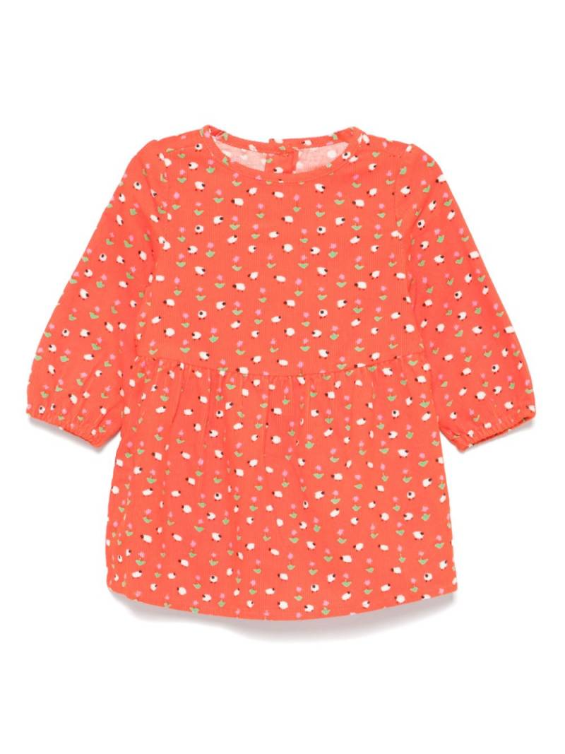 Stella McCartney Kids sheep-printed dress - Orange von Stella McCartney Kids