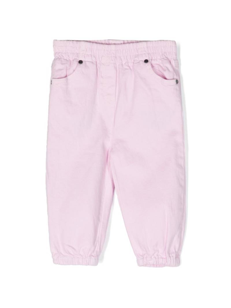 Stella McCartney Kids shell-embroidered cotton trousers - Pink von Stella McCartney Kids